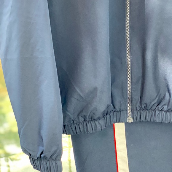 LACOSTE SPORT COLOR BANDS TAFFETA TENNIS TRACKSUIT - Picture 4 of 11